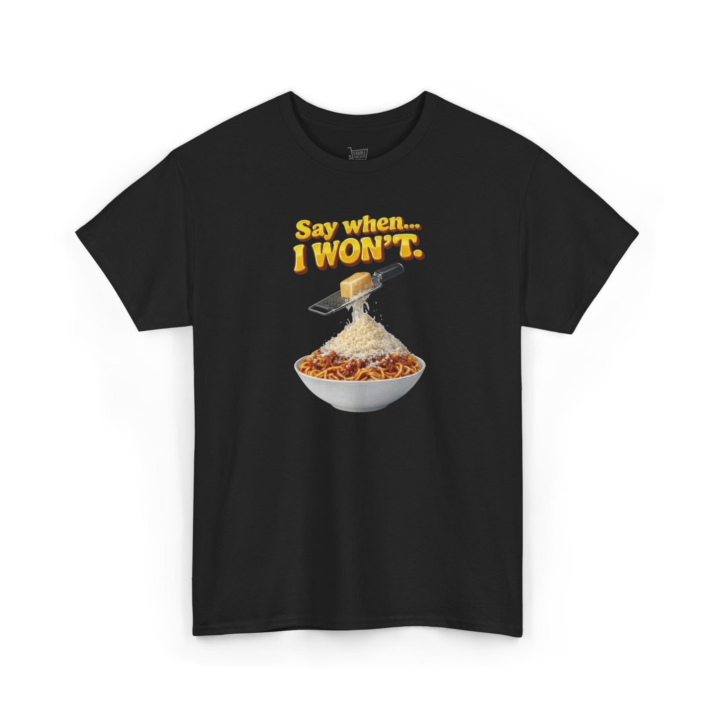Say when... I won't tee